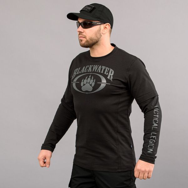 T-shirt with sleeves "BLACK WATER" BLACK (Knitwear) 0028200XL0000000 photo