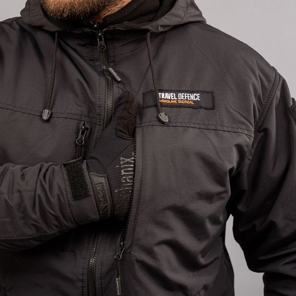 Комплект милитари "TRAVEL DEFENCE" 2 в 1 BLACK (Таслан + Микрофлис) 00369000S0000000 фото