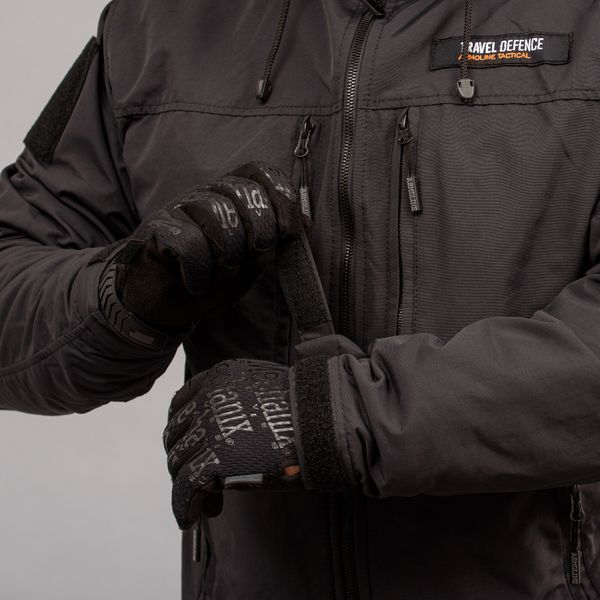 Комплект милитари "TRAVEL DEFENCE" 2 в 1 BLACK (Таслан + Микрофлис) 00369000S0000000 фото