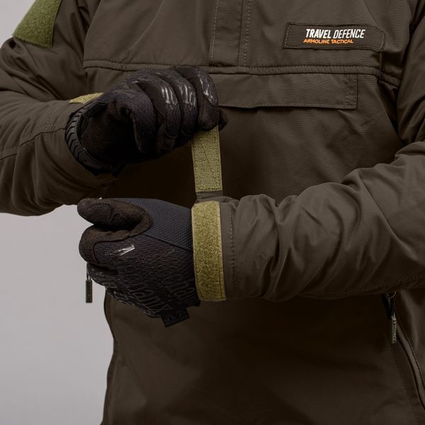 Komplet "TRAVEL DEFENCE" 3 w 1 ANORAK DARK OLIVE (Taslan + Mikropolar) 00350000L0000000 zdjęcie