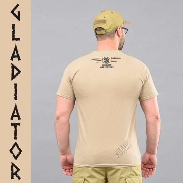 T-shirt "GLADIATOR" KHAKI (Cotton) 0025702XL0000000 photo
