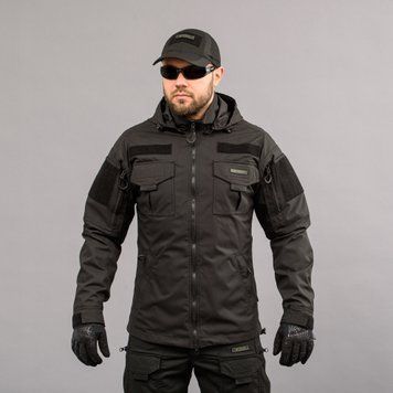 Tactical jacket "ANTITERROR II" BLACK (Membrane) 0009302XL0000000 photo
