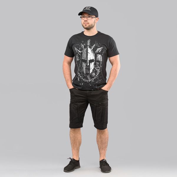 T-shirt "SPARTANS" BLACK (Cotton) 00260000L0000000 photo