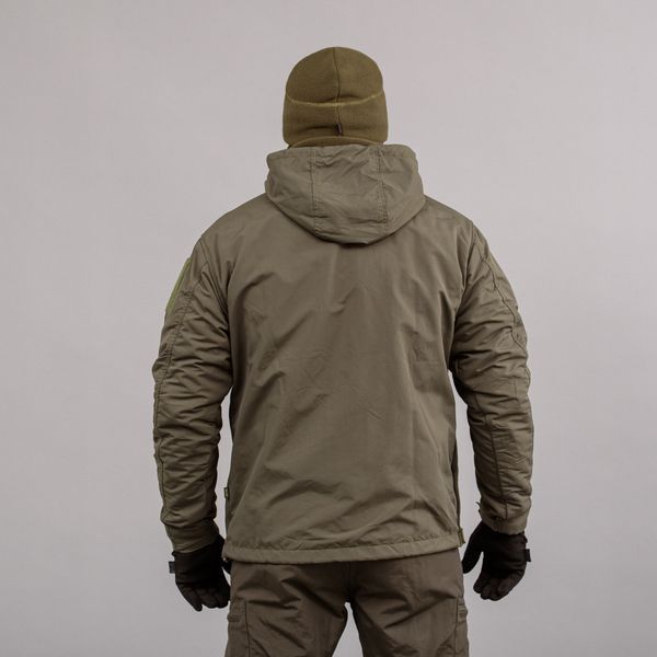 Insulated windbreaker Anorak (Jacket) "TRAVEL DEFENCE" OLIVE (Nylon+Microfleece) 0000800XL0000000 photo