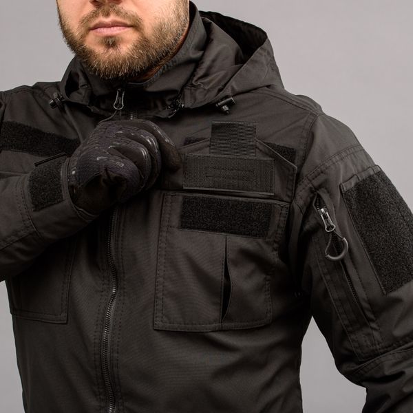 Tactical jacket "ANTITERROR II" BLACK (Membrane) 0009302XL0000000 photo