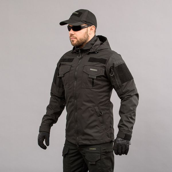 Tactical jacket "ANTITERROR II" BLACK (Membrane) 0009302XL0000000 photo