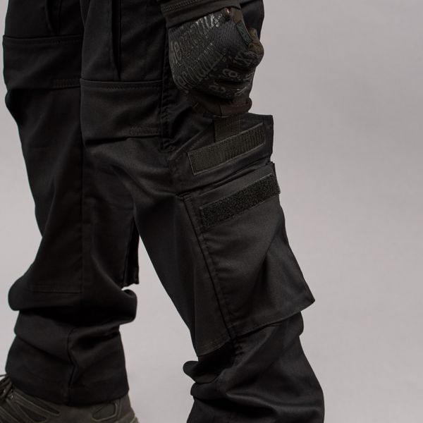 Spodnie taktyczne "SHTORM" BLACK (Pł&oacute;cienne) 0034302XLREGULAR zdjęcie