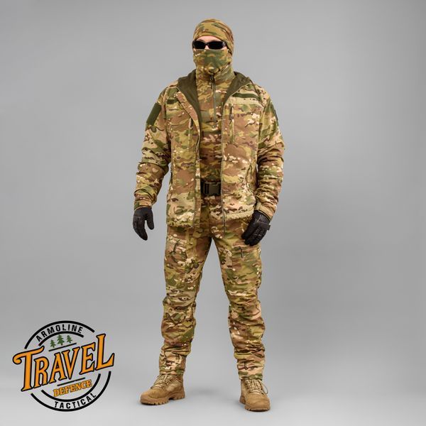 Kurtka wiatr&oacute;wka "TRAVEL DEFENCE" MULTICAM (Taslan + Mikropolar) 0004700XL0000000 zdjęcie