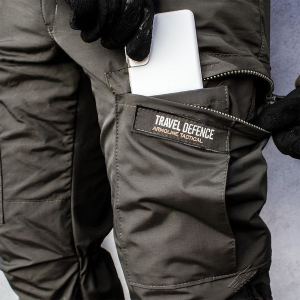 Military suit "TRAVEL DEFENCE" 3 in 1 ANORAK OLIVE (Taslan + Microfleece) 0035200XL0000000 photo