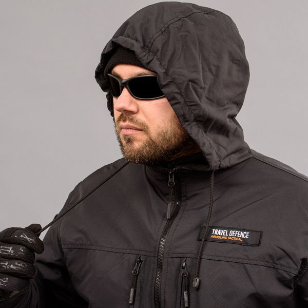 Military suit "TRAVEL DEFENCE" 2 in 1 BLACK (Taslan + Microfleece) 0036900XL0000000 photo