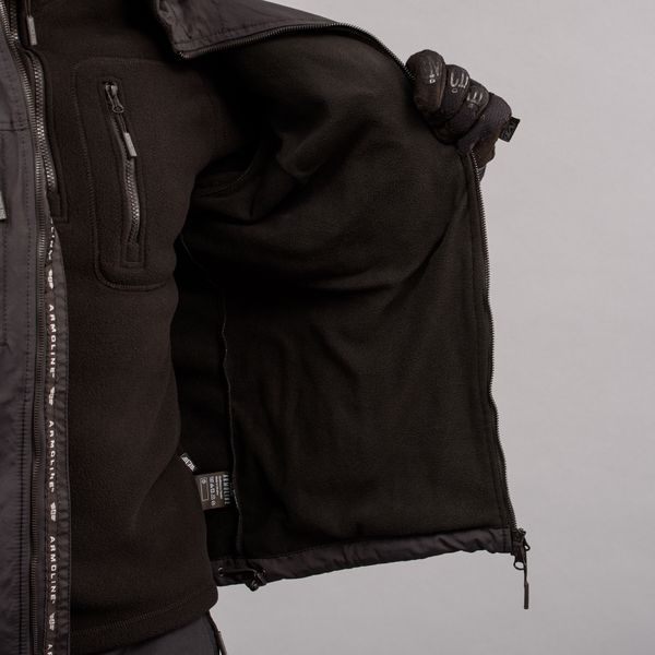 Military suit "TRAVEL DEFENCE" 2 in 1 BLACK (Taslan + Microfleece) 0036900XL0000000 photo