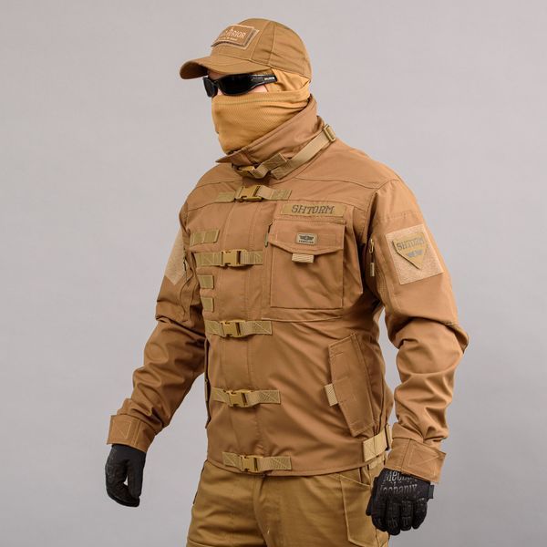 Kurtka taktyczna "SHTORM" COYOTE (Membrana + Polar) 0009702XL0000000 zdjęcie