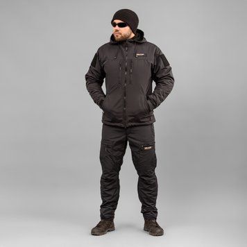 Komplet wojskowy "TRAVEL DEFENCE" 2 w 1 BLACK (Taslan + Mikropolar) 0036902XL0000000 zdjęcie