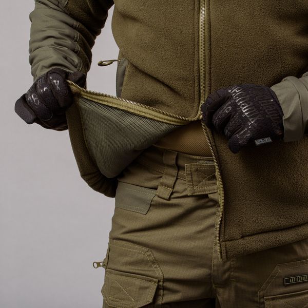 Bluza z kapturem "ANTITERROR II" OLIVE (Polar + Membrana) 00252000M0000000 zdjęcie