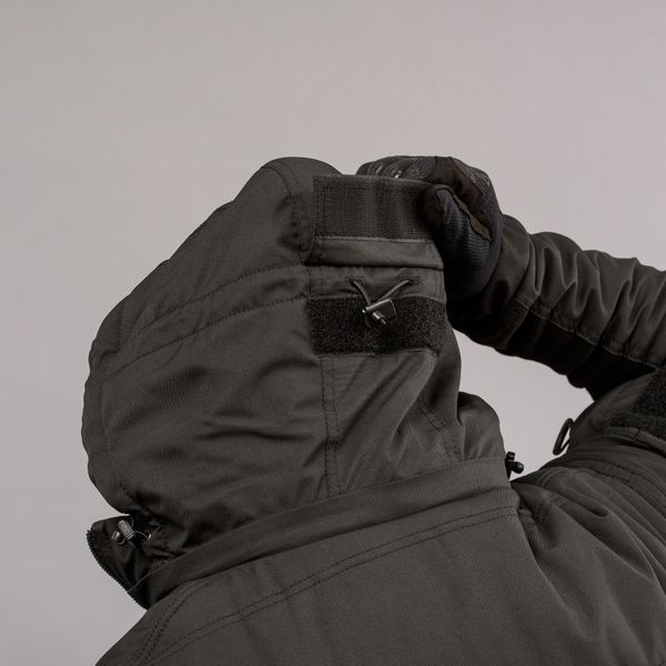 Insulated vest with hood "ANTITERROR II" BLACK (Membrane + Sintepon) 0005102XL0000000 photo