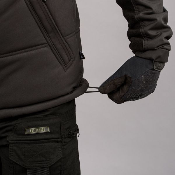 Insulated vest with hood "ANTITERROR II" BLACK (Membrane + Sintepon) 0005102XL0000000 photo