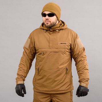 Anorak "TRAVEL DEFENCE" COYOTE (Taslan + mikropolar) 0000502XL0000000 zdjęcie