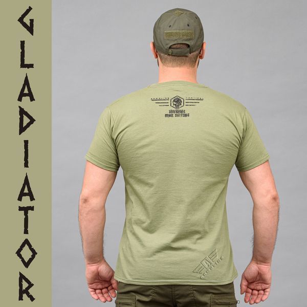T-shirt "GLADIATOR" OLIVE (Cotton) 0025800XL0000000 photo