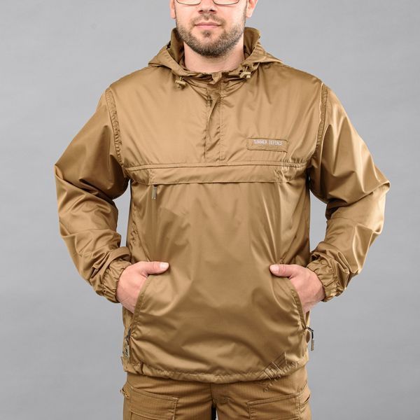 Anorak "SUMMER DEFENCE" COYOTE (Płaszcz przeciwdeszczowy + Siatka) 0000202XL0000000 zdjęcie