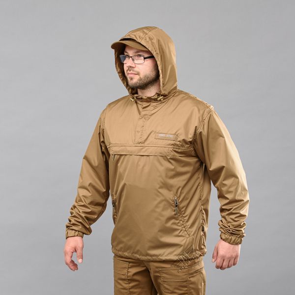 Anorak "SUMMER DEFENCE" COYOTE (Płaszcz przeciwdeszczowy + Siatka) 0000202XL0000000 zdjęcie