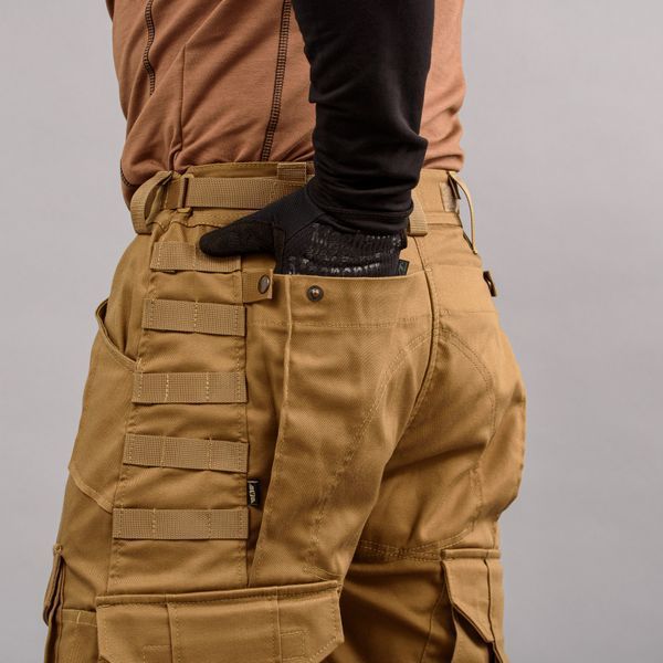 Spodnie taktyczne "SHTORM" COYOTE (Pł&oacute;tno) 00344000LREGULAR zdjęcie