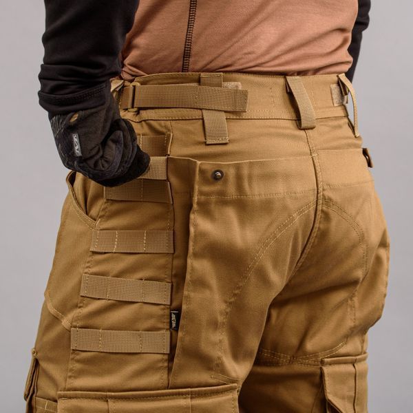 Spodnie taktyczne "SHTORM" COYOTE (Pł&oacute;tno) 00344000LREGULAR zdjęcie