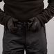 Spodnie polarowe "TRAVEL DEFENCE" BLACK z paskiem (Taslan + Mikropolar) 00318000L0000000 zdjęcie 4
