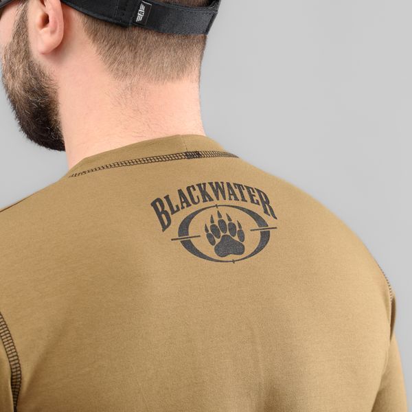 T-shirt with sleeves "BLACK WATER" KHAKI (Knitwear) 0040903XL0000000 photo
