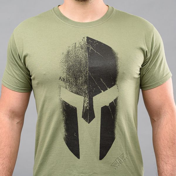 Koszulka z nadrukiem "GLADIATOR" OLIVE (Bawełna) 0025802XL0000000 zdjęcie