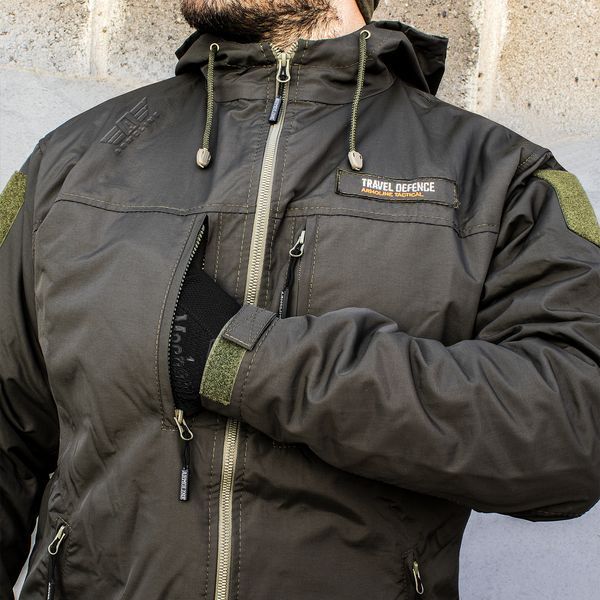 Military suit "TRAVEL DEFENCE" 3 in 1 OLIVE (Taslan + Microfleece) 0038000XL0000000 photo