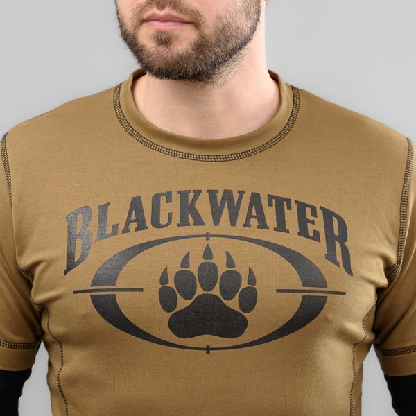 T-shirt with sleeves "BLACK WATER" KHAKI (Knitwear) 0040903XL0000000 photo