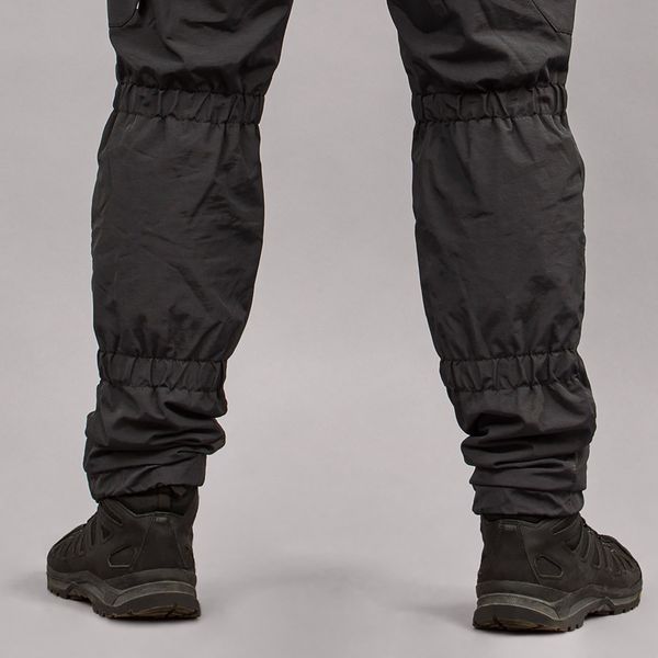 Spodnie polarowe "TRAVEL DEFENCE" BLACK z paskiem (Taslan + Mikropolar) 0031800XL0000000 zdjęcie