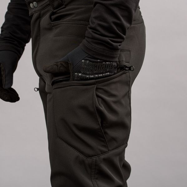 Spodnie "URBAN SCOUT" BLACK (SoftShell) 0033102XL0000000 zdjęcie