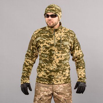 Bluza taktyczna 1/4 Zip "TRAVEL DEFENCE" UKRPIXEL MM14 (Mikropolar) 00249000S0000000 zdjęcie