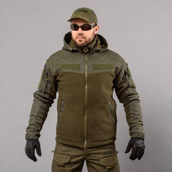 Bluza z kapturem "ANTITERROR II" OLIVE (Polar + Membrana) 0025202XL0000000 zdjęcie
