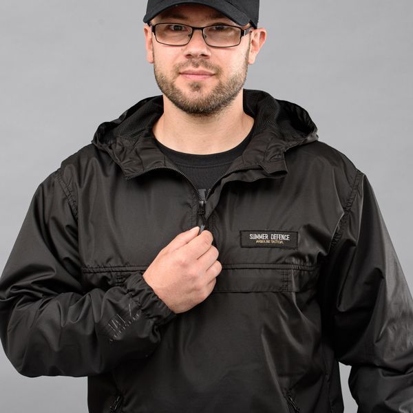 Anorak "SUMMER DEFENCE" BLACK (Płaszcz przeciwdeszczowy + Siatka) 00001000S0000000 zdjęcie