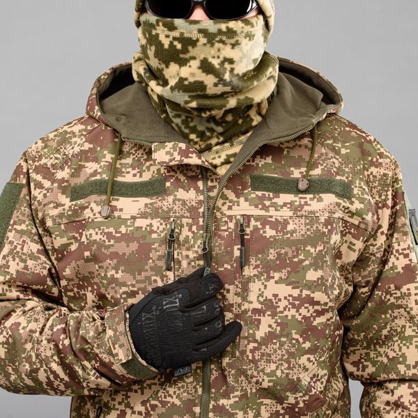 Комплект милитари "TRAVEL DEFENCE" 2 в 1 ХИЩНИК ПИКСЕЛЬ (Таслан + Микрофлис) 00374000S0000000 фото