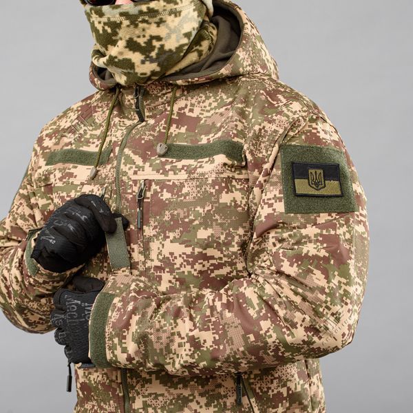 Комплект милитари "TRAVEL DEFENCE" 2 в 1 ХИЩНИК ПИКСЕЛЬ (Таслан + Микрофлис) 00374000S0000000 фото