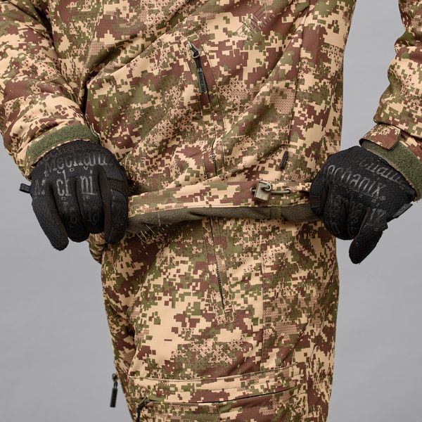 Kurtka anorak "TRAVEL DEFENCE" PREDATOR PIXEL (Taslan + mikropolar) 00009000S0000000 zdjęcie