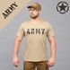 Koszulka z nadrukiem "ARMY" KHAKI (Bawełna) 00264000M0000000 zdjęcie 1