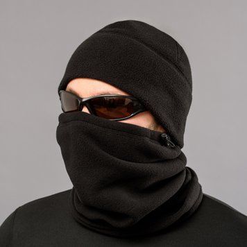 Ciepły komplet Czapka + Buff "BLACK" (Polar) 0039300000000000 zdjęcie