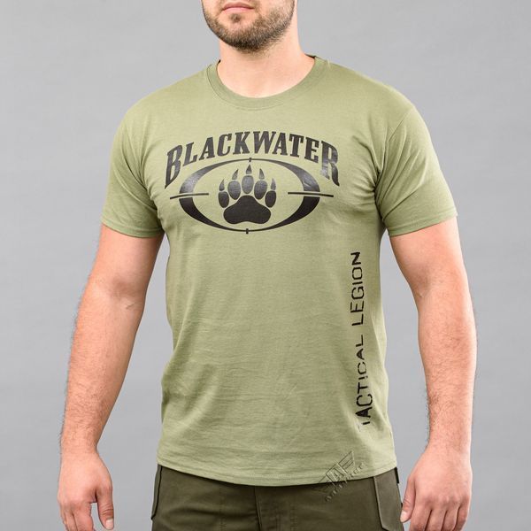 Koszulka z nadrukiem "BLACK WATER" OLIVE (Bawełna) 00269000L0000000 zdjęcie