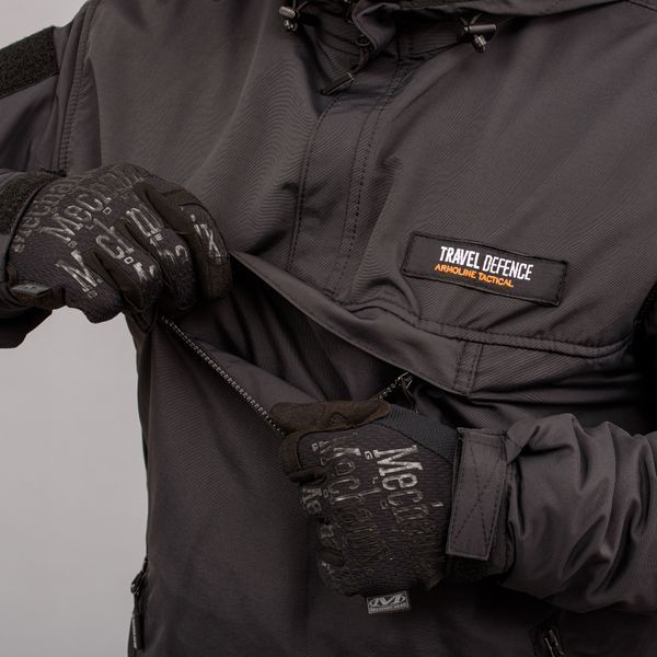 Military suit "TRAVEL DEFENCE" 2 in 1 ANORAK BLACK (Taslan + Microfleece) 0035503XL0000000 photo
