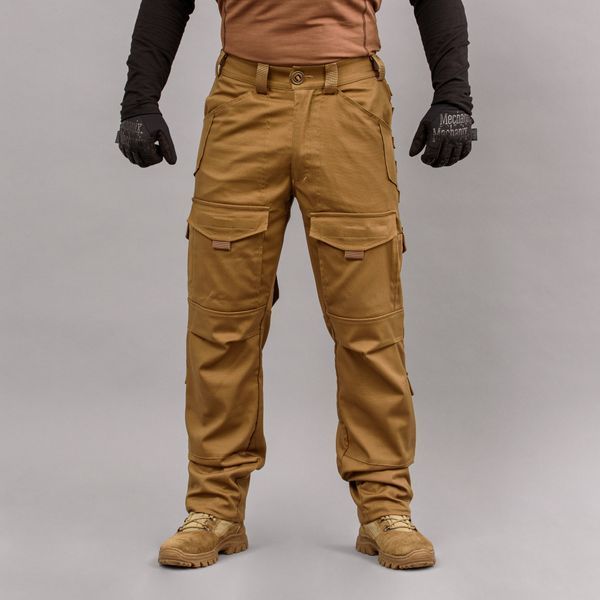Spodnie taktyczne "SHTORM" COYOTE (Pł&oacute;tno) 0034402XLLONG000 zdjęcie