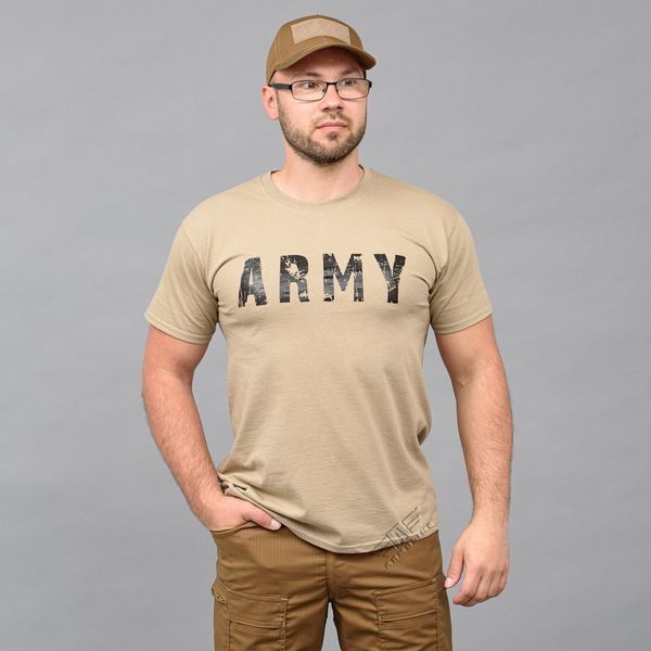T-shirt "ARMY" KHAKI (Cotton) 0026402XL0000000 photo