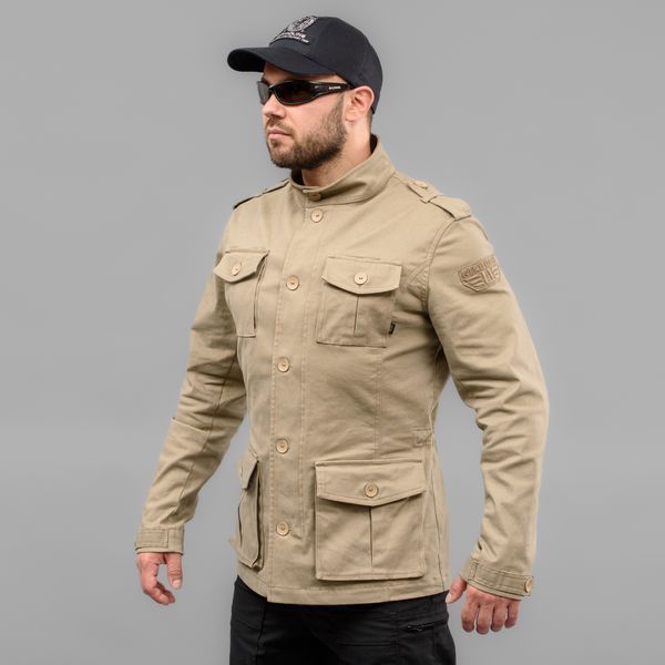 Kurtka wojskowa militarna "KILBORN" KHAKI (Jeans) 0041700XS0000000 zdjęcie