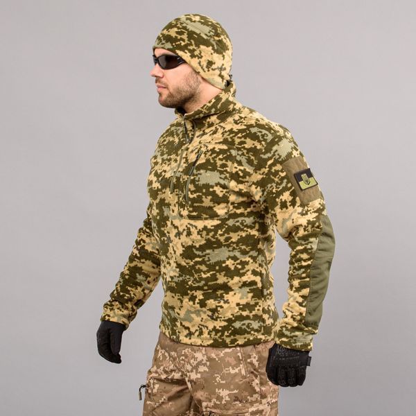 Bluza taktyczna 1/4 Zip "TRAVEL DEFENCE" UKRPIXEL MM14 (Mikropolar) 0024902XL0000000 zdjęcie