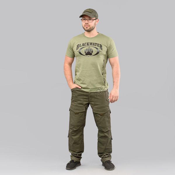 T-shirt "BLACK WATER" OLIVE (Cotton) 0026902XL0000000 photo