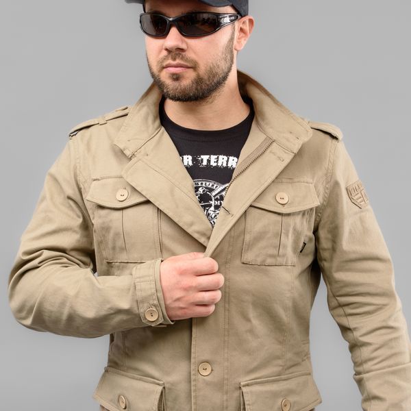 Kurtka wojskowa militarna "KILBORN" KHAKI (Jeans) 00417000S0000000 zdjęcie