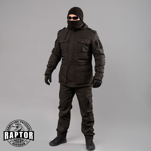 Spodnie zimowe "RAPTOR-3" BLACK (Membrana + Mikropolar) 0033503XL0000000 zdjęcie